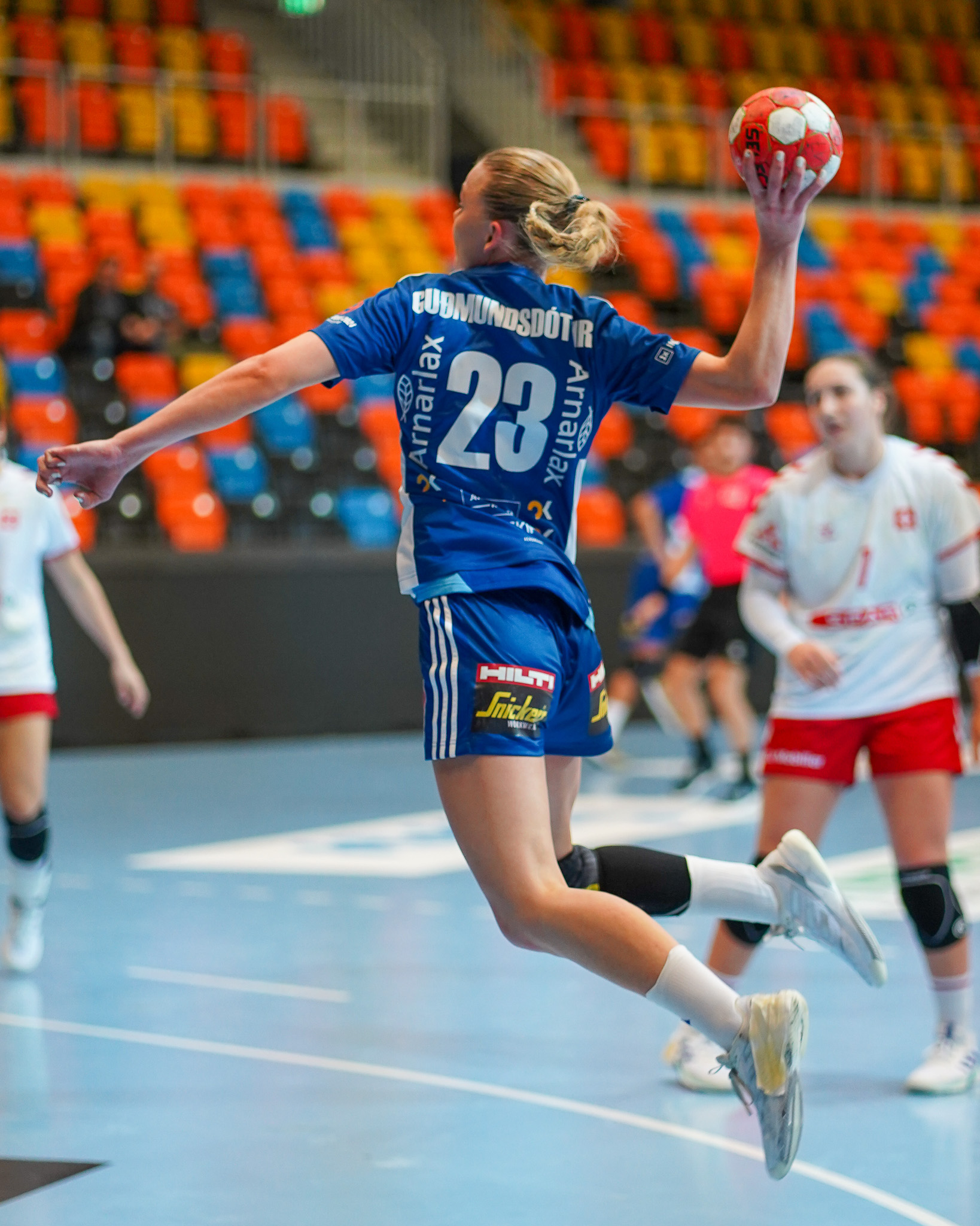 Iceland, Handball, Island vs Schweiz, Frauennationalmanschaft, Schweiz, EHF Women's Euro 2024