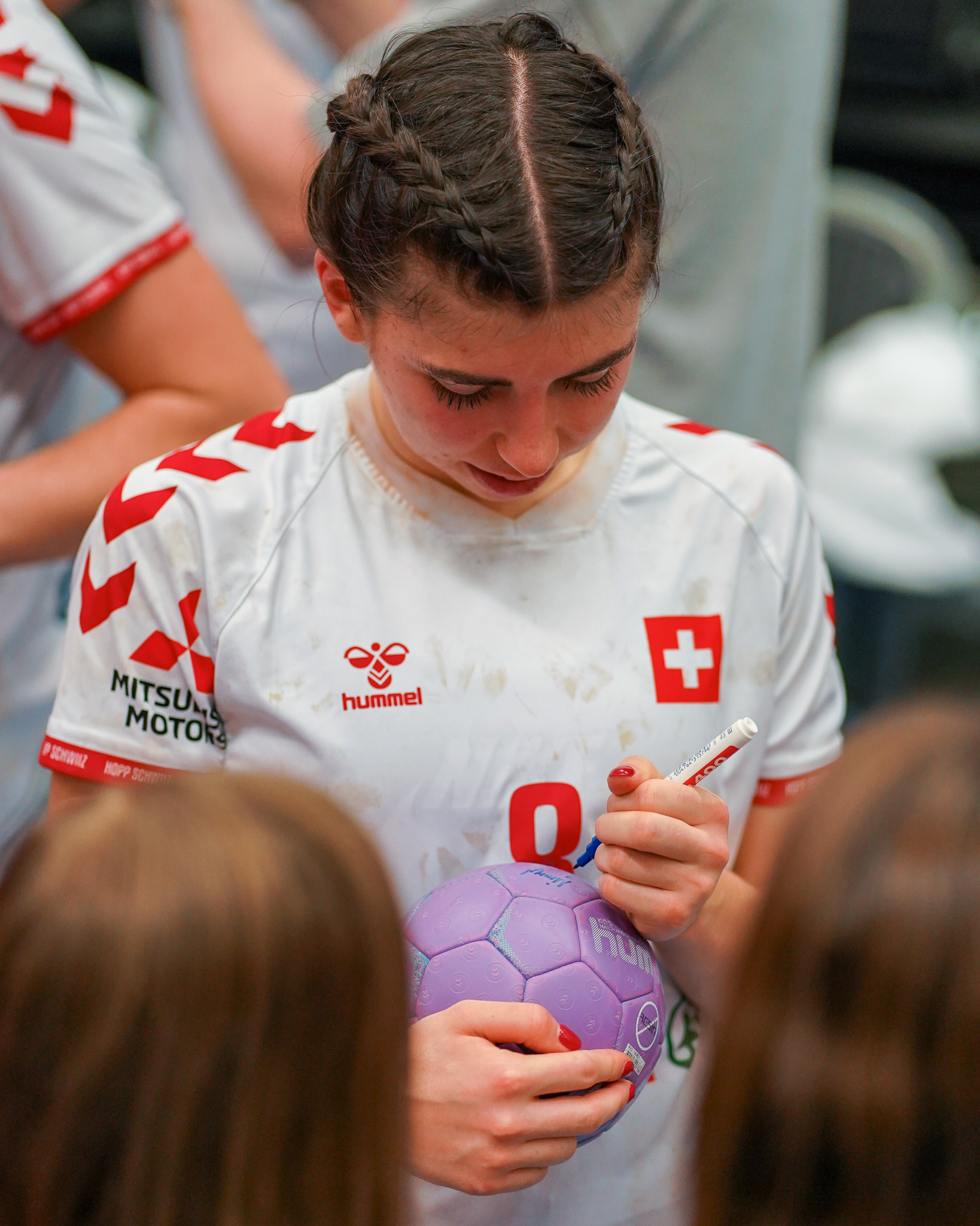 Mia Emmenegger, Handball, Island vs Schweiz, Frauennationalmanschaft, Schweiz, EHF Women's Euro 2024